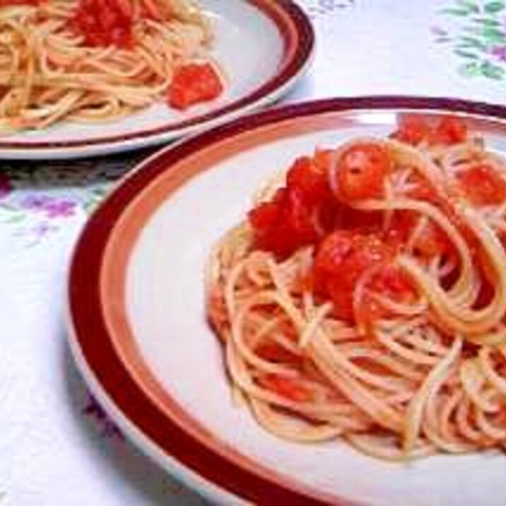 簡単♪冷製　トマトパスタ